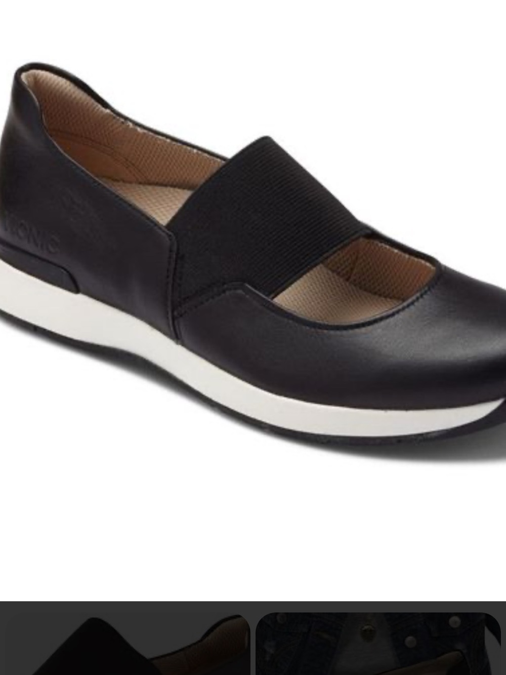Vionic Cadee black leather Mary Jane’s size 8